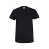 Camiseta unisex manga corta color Negro