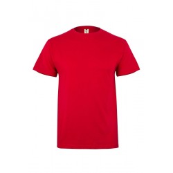 Camiseta unisex manga corta color Rojo