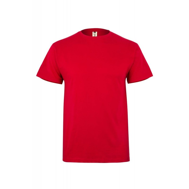 Camiseta unisex manga corta color Rojo