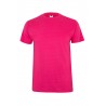 Camiseta unisex manga corta color Fucsia