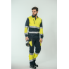Pantalón ACOLCHADO alta visibilidad HOMBRE KINGSMANN STARLIGHT, Azul Marino con Amarillo Flúor 5
