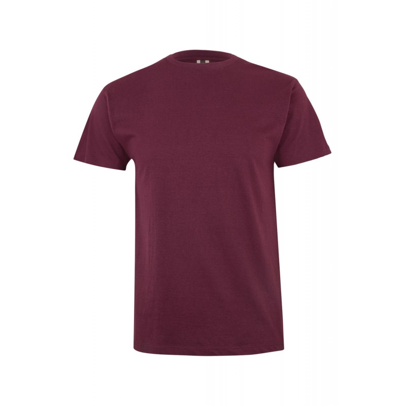 Camiseta unisex manga corta color Burdeo, ref. MK023CV, Velilla