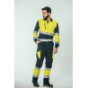 Pantalón alta visibilidad HOMBRE KINGSMANN STARLIGHT para rodilleras, Azul Marino con Amarillo Flúor 6