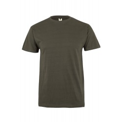 Camiseta unisex manga corta color Verde caqui, ref. MK023CV, Velilla