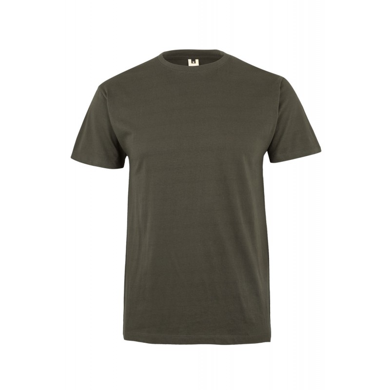 Camiseta unisex manga corta color Verde caqui, ref. MK023CV, Velilla