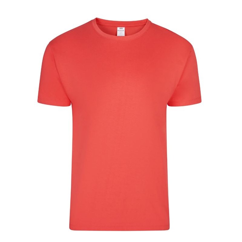 Camiseta unisex manga corta color Coral, ref. MK023CV, Velilla