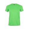 Camiseta unisex manga corta color verde lima, ref. MK520V, Velilla