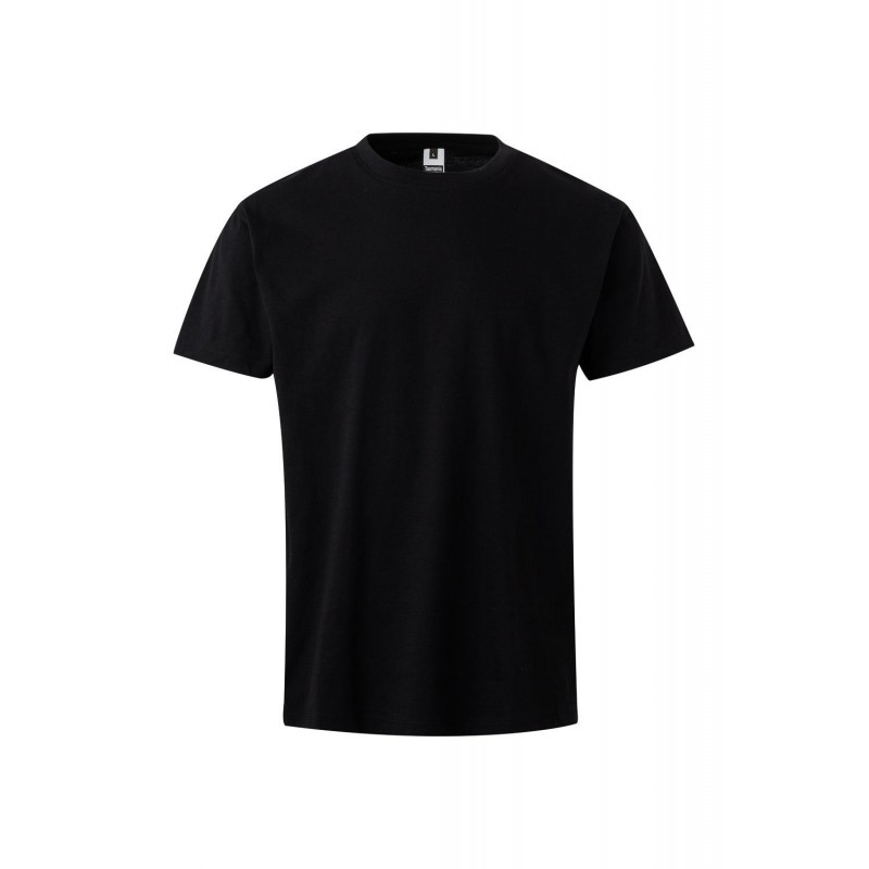 Camiseta unisex manga corta color negro, ref. TS150UC, Velilla