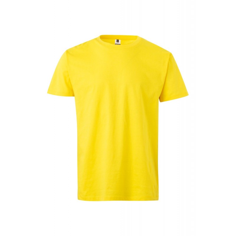 Camiseta unisex manga corta color amarillo, ref. TS150UC, Velilla