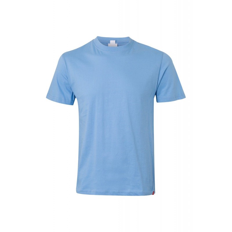 Camiseta unisex manga corta color celeste, ref. 5010, Velilla