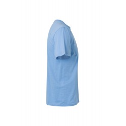 Camiseta unisex manga corta color celeste, ref. 5010, Velilla