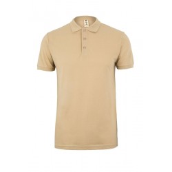 Polo manga corta color Beige, ref. MK215CV,Velilla