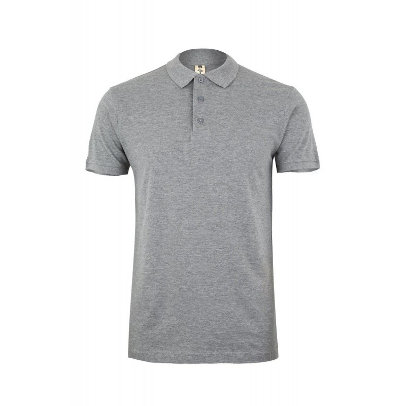 Polo manga corta color Gris claro, ref. MK215CV,Velilla