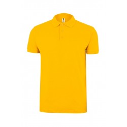 Polo manga corta color Amarillo, ref. MK215CV,Velilla
