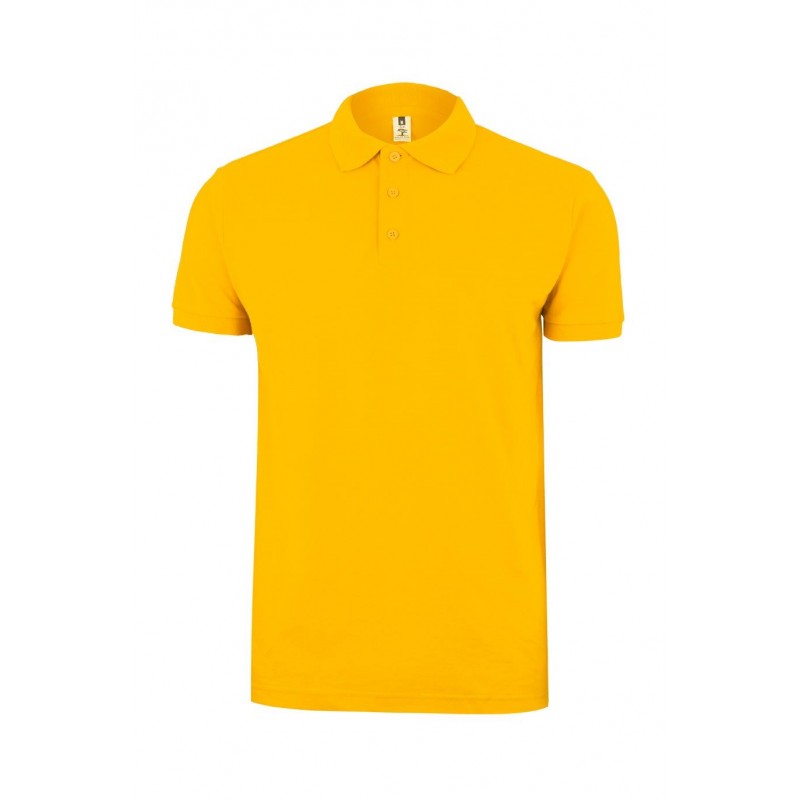 Polo manga corta color Amarillo, ref. MK215CV,Velilla