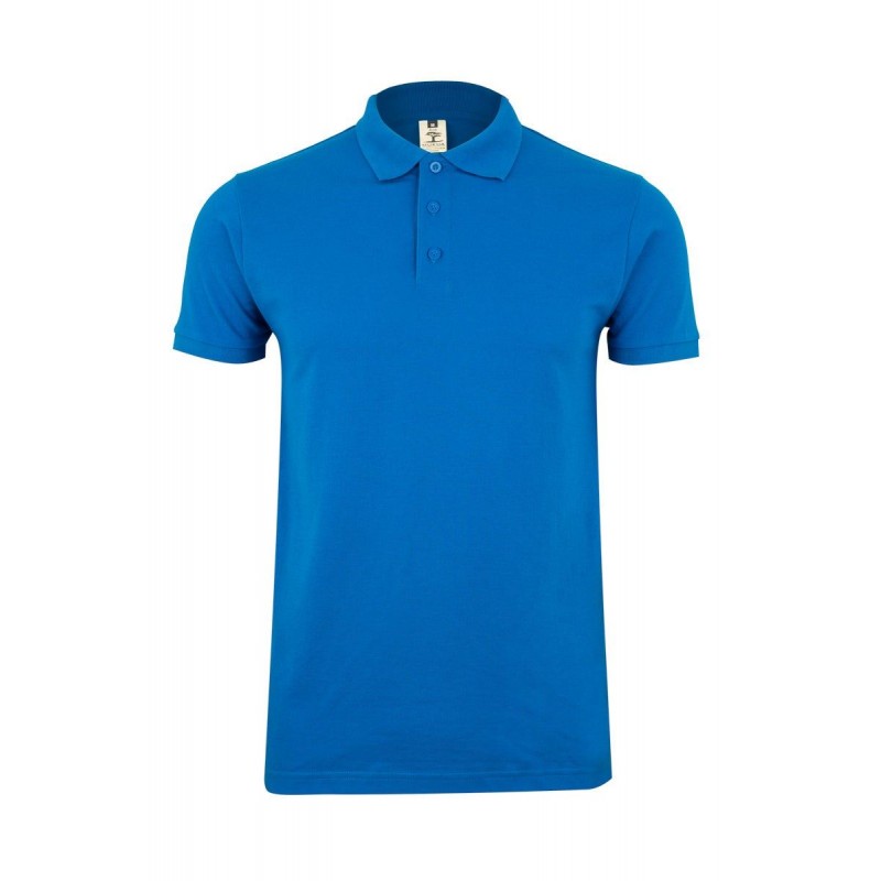 Polo manga corta color Azul, ref. MK215CV,Velilla