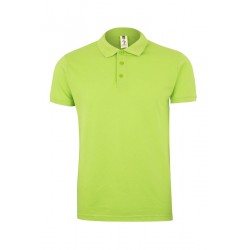 Polo manga corta color Verde lima, ref. MK215CV,Velilla