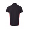 Polo de manga corta bicolor Negro/rojo, ref. 105504_00/12, Velilla