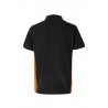Polo de manga corta bicolor Negro/naranja, ref. 105504_00/16, Velilla