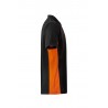 Polo de manga corta bicolor Negro/naranja, ref. 105504_00/16, Velilla