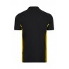 Polo de manga corta bicolor Negro/amarillo, ref. 105504_00/17, Velilla