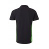 Polo de manga corta bicolor Negro/verde lima, ref. 105504_00/25, Velilla