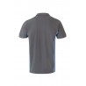 Polo de manga corta bicolor Gris/celeste, ref. 105504_08/05, Velilla
