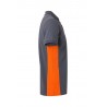 Polo de manga corta bicolor Gris/naranja, ref. 105504_08/16, Velilla