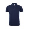 Polo de manga corta bicolor Navy/celeste, ref. 105504_61/05, Velilla