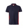 Polo de manga corta bicolor Navy/rojo, ref. 105504_61/12, Velilla