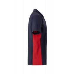 Polo de manga corta bicolor Navy/rojo, ref. 105504_61/12, Velilla