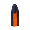 Polo de manga corta bicolor Navy/naranja, ref. 105504_61/16, Velilla