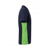 Polo de manga corta bicolor Navy/verde lima, ref. 105504_61/25, Velilla