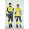 Pantalón alta visibilidad HOMBRE KINGSMANN STARLIGHT, Gris con Amarillo Flúor 6