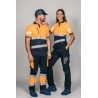 Pantalón alta visibilidad HOMBRE KINGSMANN STARLIGHT, Azul Marino con Naranja Flúor 7