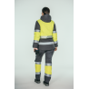Parka alta visibilidad encastrable MUJER KINGSMANN STARLIGHT, Gris con Amarillo Flúor 5