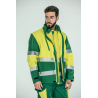 Parka encastrable alta visibilidad HOMBRE KINGSMANN STARLIGHT, Verde con Amarillo Flúor 1
