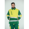 Parka encastrable alta visibilidad HOMBRE KINGSMANN STARLIGHT, Verde con Amarillo Flúor 2