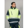 Parka encastrable alta visibilidad HOMBRE KINGSMANN STARLIGHT, Azul Marino con Amarillo Flúor 3