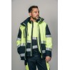 Parka encastrable alta visibilidad HOMBRE KINGSMANN STARLIGHT, Azul Marino con Amarillo Flúor 4
