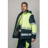 Parka encastrable alta visibilidad HOMBRE KINGSMANN STARLIGHT, Azul Marino con Amarillo Flúor 7