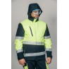 Parka encastrable alta visibilidad HOMBRE KINGSMANN STARLIGHT, Azul Marino con Amarillo Flúor 8