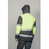 Parka encastrable alta visibilidad HOMBRE KINGSMANN STARLIGHT, Gris con Amarillo Flúor 8