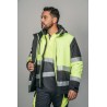 Parka encastrable alta visibilidad HOMBRE KINGSMANN STARLIGHT, Gris con Amarillo Flúor 10