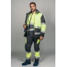 Parka encastrable alta visibilidad HOMBRE KINGSMANN STARLIGHT, Gris con Amarillo Flúor 13