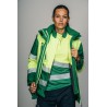 Parka alta visibilidad MUJER STARLIGHT ENCASTRABLE Verde con Amarillo Flúor 4