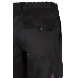 Pantalón de trabajo color Negro/celeste, ref.103004_00/05, Velilla