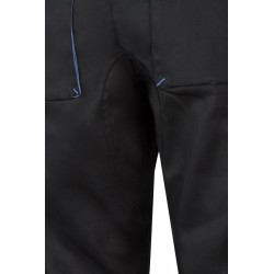 Pantalón de trabajo color Negro/celeste, ref.103004_00/05, Velilla