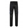Pantalón de trabajo color Negro/celeste, ref.103004_00/05, Velilla