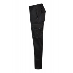 Pantalón de trabajo color Negro/celeste, ref.103004_00/05, Velilla